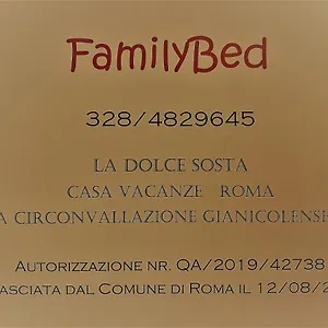  Hébergement de vacances Familybed Monteverde-vaticano Italie